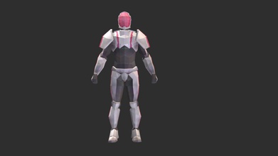 sci-fi adam - 3d model ahwelp aeabd12 low poly karakter sonuç benim 3d print model - Mito3D