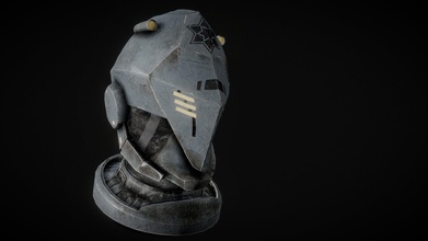 sci-fi helmet - 3d model frugetto 7e63c98 3d print model - Mito3D