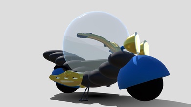 sci-fi gratuito motobike wip - download grátis de modelo 3d micropalaeontology c31f1f4 3d print model - Mito3D