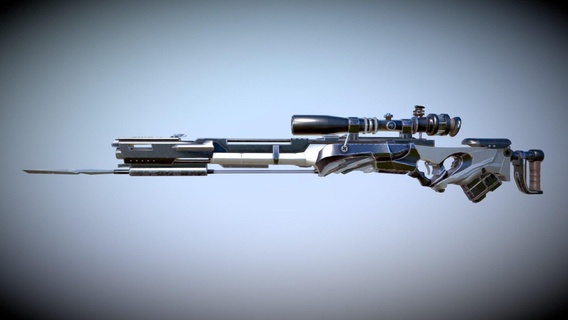 sci fi sniper rifle satın almak telif Bedava 3d model edjan tüfek atıcı ateşli silah 3dweapon Keskin nisanci assault sıra science fiction gun madde blender askeri Sert yüzey fütüristik pompalı tabanca 3d print model - Mito3D