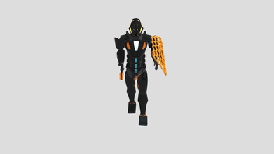 sci-fi warrior game animations - download free 3d model derowic321 2f7374d 3d print model - Mito3D