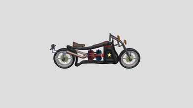 scifi de la policía moto - modelo 3d ryan gatt 123d ryangatt15 c5c0945 creado bicicleta mi discordmotorcyclechallenge entrada disfrutar 3d print model - Mito3D