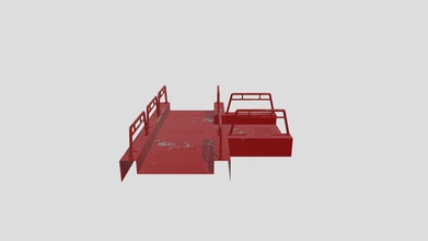 scifi red walkway t junction - download free 3d model elliseran modeller kenlong 8e77311 part system consists two texture types serious grunge rust b painted group 3d print model - Mito3D