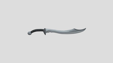 scimitar sword - download free 3d model alastor strix'efuartus strixefuartus 2ef78de 3d print model - Mito3D