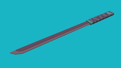 scissor ms may's sword - 3d model cin-cin 5f000fa 3d print model - Mito3D
