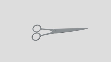 scissors - buy royalty free 3d model edplus 62c9d83 subdivision level 1 mirrored textures 32 x one color texture grey materials rigged formats stl obj fbx dae origin located middle-center polygons 15360 vertices 7682 hope you enjoy 3d print model - Mito3D