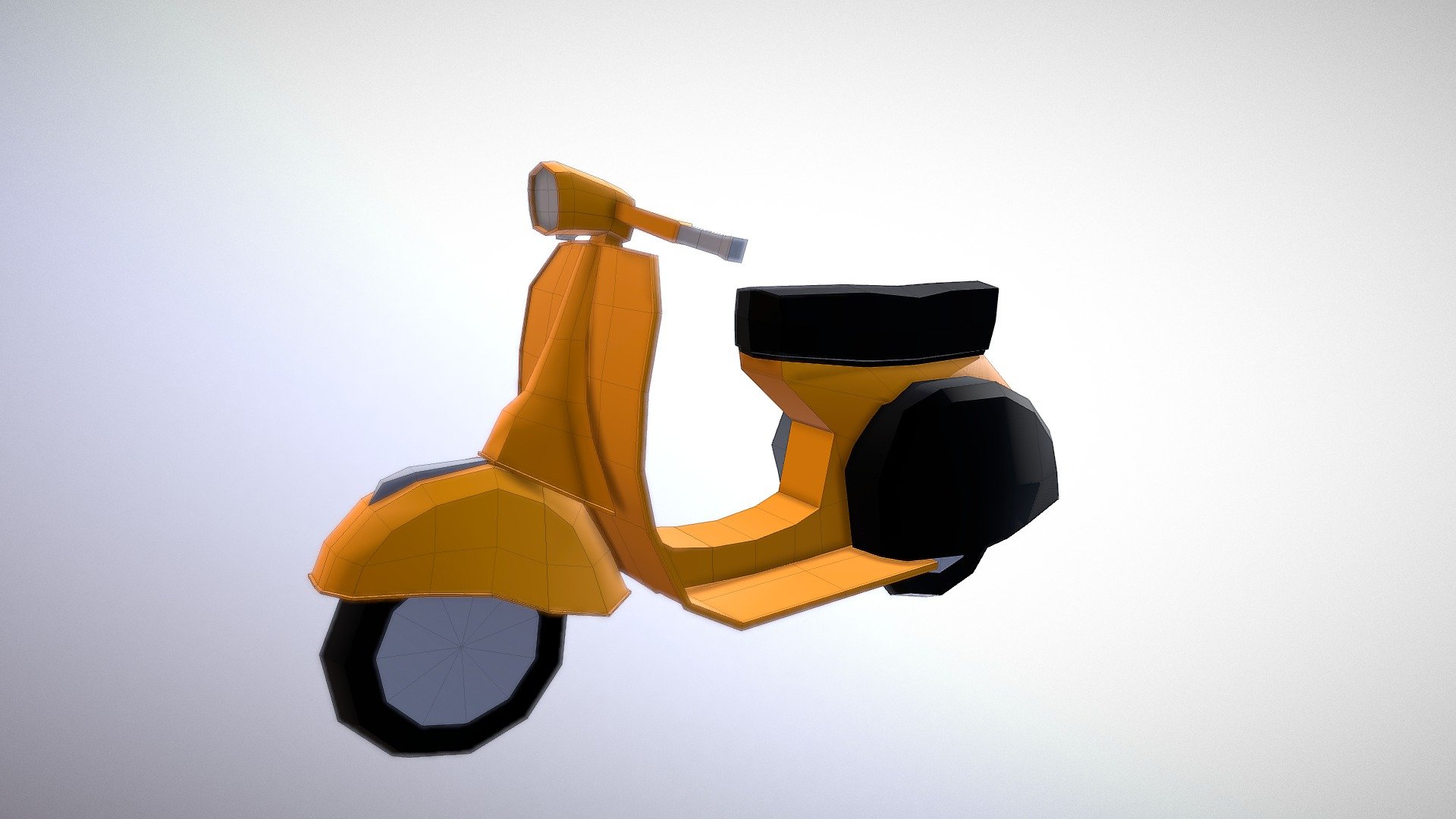 scoot - modèle 3d aliatakan d924080 low poly scooter maya atelier 3D print model - Mito3D