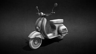 scooter vespa model - buy royalty free 3d 3dguimaraes 013acac 3d print model - Mito3D