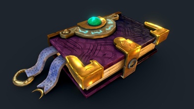 scratched spellbook - buy royalty free 3d model cl ment fromentin majest 28d7691 3d print model - Mito3D
