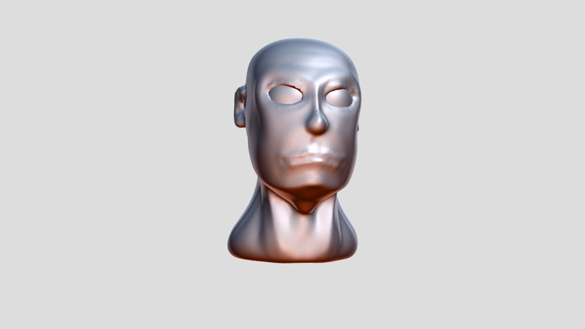 sculpt practice 1 head - 3d model impface 509aff6 3D print model - Mito3D