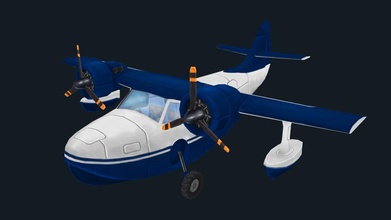 seaplane - buy royalty free 3d model sergeylysov fc99389 3d print model - Mito3D