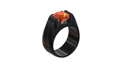 sgo395 - buy royalty-free modello 3d ihont jewelrymesh 4cbd37c anello di dimensioni mm 2300 peso 925 argento g 2600 gemma 1 cuscino 1120 x 1203 785 3d print model - Mito3D