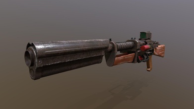 shambler shotgun - metro exodus 3d model beto alarcon betabel c3689f2 made my project management class inspired 3ds max textures substance painter 3d print model - Mito3D