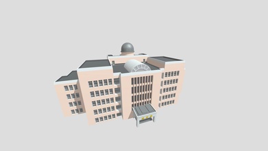 Şanghay Weiyu yüksek okul ana bina 3d model imparator Jiyuqian 5831f74 3d print model - Mito3D