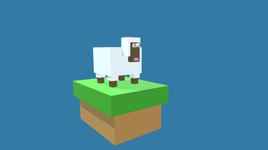 sheep low-poly - download free 3d model leptonic 3893492 3d print model - Mito3D