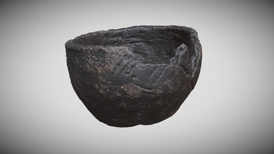 shepherd's bowl l1k2p20 - download free 3d model archaeological museum archmsfbsu ec0d40c 3d print model - Mito3D