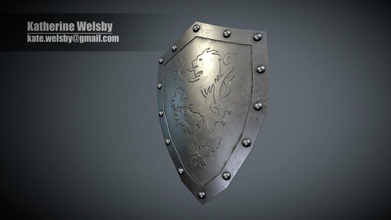 shield lion - 3d model katherine welsby 4decd1e am very happy turned admit surface quality reference definitely not smooth made asset however end result first did ensignia zbrush professor wanted us practice using it time converted alpha into normal ambient occlusion maps substance designer which personally believe produced better results please let me know you think constructive criticism much welcome 3d print model - Mito3D