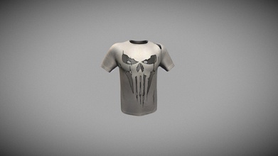 shirt punisher - download free 3d model crezy3d mralex7007 e66a171 3d print model - Mito3D
