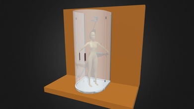 showering - download free 3d model 3ddomino 6f61f4f 3d print model - Mito3D