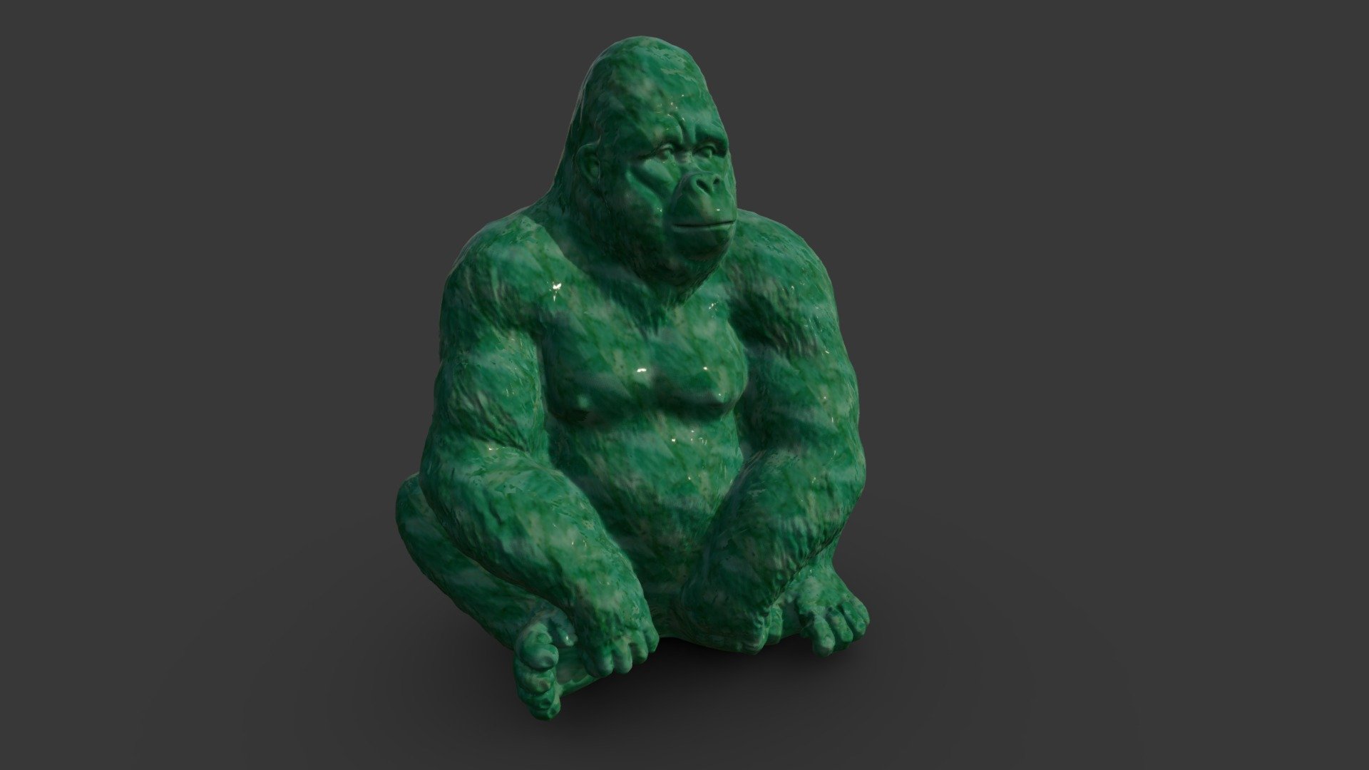 silverback gorilla - buy royalty free 3d model ryan lewis revanhilts d80cd31 3D print model - Mito3D