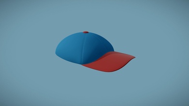 sencillo béisbol gorra descargar gratis 3d modelo bola intoxicación 3aaad2f 3d print model - Mito3D