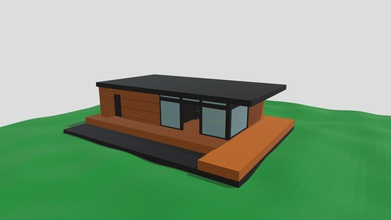 simple house - download free 3d model ritiwox bde9edc made blender 28 3d print model - Mito3D