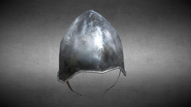 semplice medievale casco Scarica gratuito 3d modello marcinkwiatkowski 0ecae4d 3d print model - Mito3D