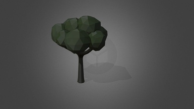 simple poly tree - download free 3d model glichester a220b28 3d print model - Mito3D