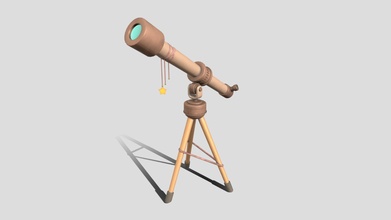 Facile télescope réaliste version acheter royalties libre 3d modèle bibarius 5336089 3d print model - Mito3D