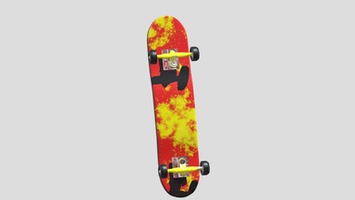 Skateboard 3d Modell immirsiv 2644dcb 3d print model - Mito3D