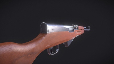 sks rifle - buy royalty free 3d model redeco 230fa76 3d print model - Mito3D