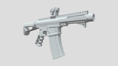 slr rifle - 3d model msinkula 2438482 3d print model - Mito3D