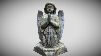petit ange sculpture pierre tombale acheter royalties libre 3d modèle ppashen e1a7ce7 3d print model - Mito3D