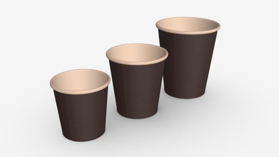 hq3dmod aivisastics 1a54a49 küçük kahve espresso kağıt bardak - satın royalty free 3d model 3d print model - Mito3D