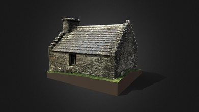 pequeño edificio de piedra las islas orcadas - modelo 3d 3dheritage 1991796 3d print model - Mito3D