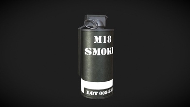 Fumo bomba mano acquistare royalty gratuito 3d modello Luciano Mollo lm3d c2461ad 3d print model - Mito3D