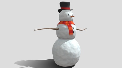 snowman2020 3d Modell danreit 0351837 3d print model - Mito3D