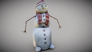 snowman - buy royalty free 3d model shedmon 1cedb4b 3d print model - Mito3D