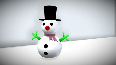 snowman - download free 3d model axt shooter24994 35e4861 3d print model - Mito3D