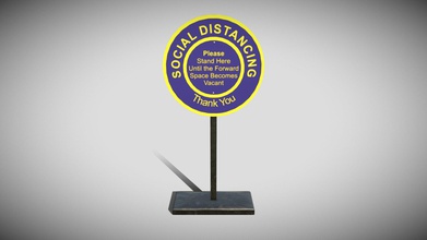 social distancing signage - buy royalty free 3d model simon t griffiths rubberman ddee8e1 low-poly hand-painted using substance painter game-ready ar vr pbr unity unreal engine 4 android google friendly textures 2048 x dilation + grey background 8-pixel padding opengl if you require further assistance then please do not hesitate contact me does says tin leave review make sure https stgbooksblogspotcom 3d print model - Mito3D