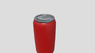 soda can - download free 3d model skr games skrypious2 db066d9 use video no copyright textured just made maya package contains fbx + textures 3d print model - Mito3D