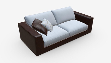 sofa two seat - buy royalty free 3d model hq3dmod aivisastics 7973774 3d print model - Mito3D