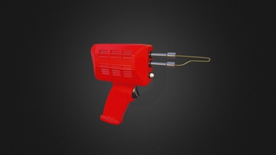 soldering gun - 3d model energyoverflow uarxutv 3d print model - Mito3D