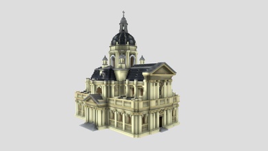 sorbonne chapelle Minecraft Télécharger libre 3d modèle Lukas silane 283d015 3d print model - Mito3D