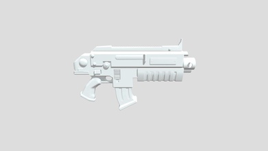 space marine rifle - download free 3d model bladeofultramar dbf05f7 3d print model - Mito3D