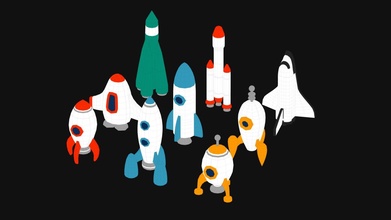 space rockets collection - buy royalty free 3d model ritordp 330e1fa 3d print model - Mito3D