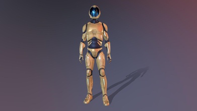 space suit nc 2020original - download free 3d model danchez3d c86c39c character design did specifically sansar game project full avatar sculpture zbrush texturing substance 3d print model - Mito3D
