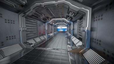 nave espacial corredor 3d modelo zaki razzaque Zakirazzaque 26ea6b3 3d print model - Mito3D