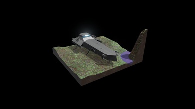 navicella spaziale atterrato Scarica gratuito 3d modello username10199 744be0d 3d print model - Mito3D