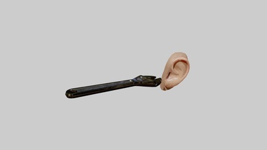 llave oído 3d modelo popifrex b982661 3d print model - Mito3D